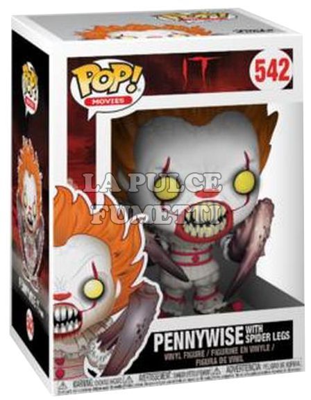 IT: PENNYWISE WITH SPIDER LEGS - VINYL FIGURE #   542 - POP MOVIES FUNKO 